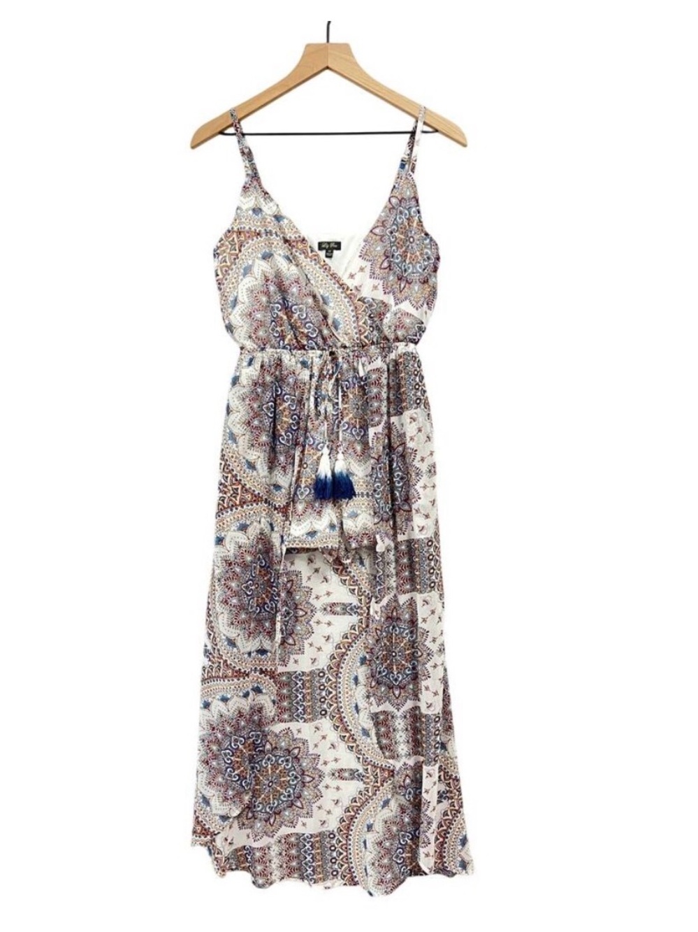 NWT Lily Rose | White Paisley Print High Low Romper